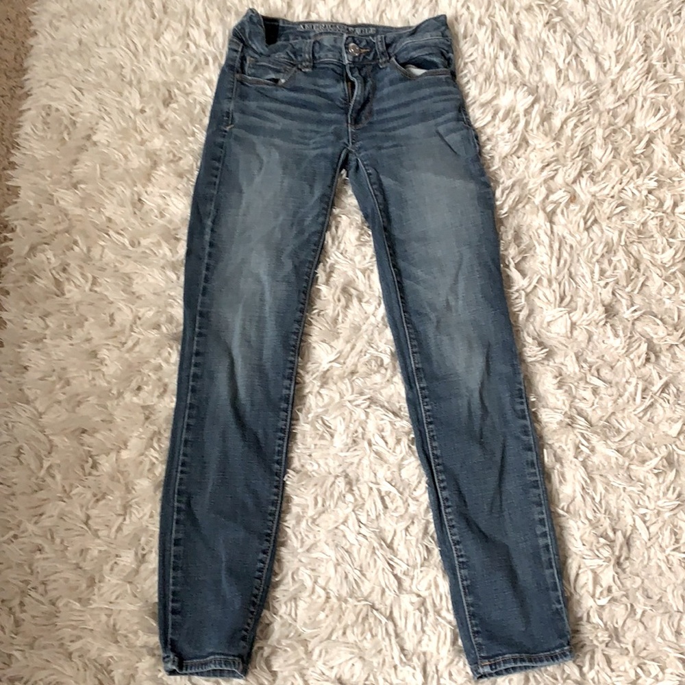 American Eagle, Super Stretch 0 Blue Jeans